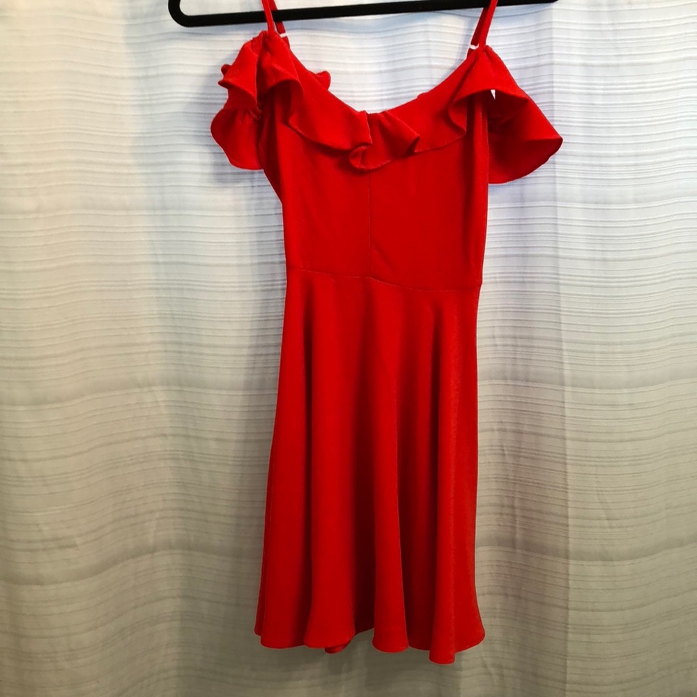 Cute red cocktail dress